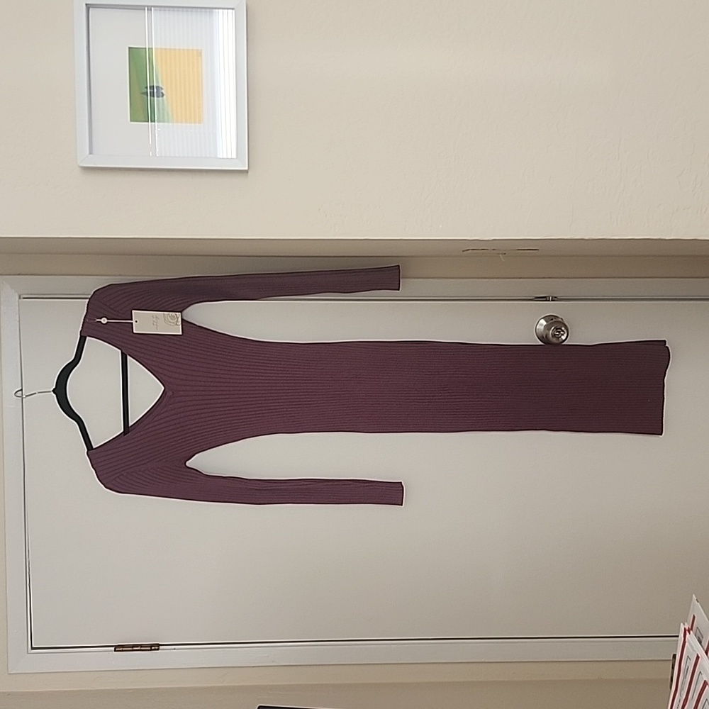 NWT Vitality/Balance Athletica Ribbed Sweater Dress - Picture 1 of 4